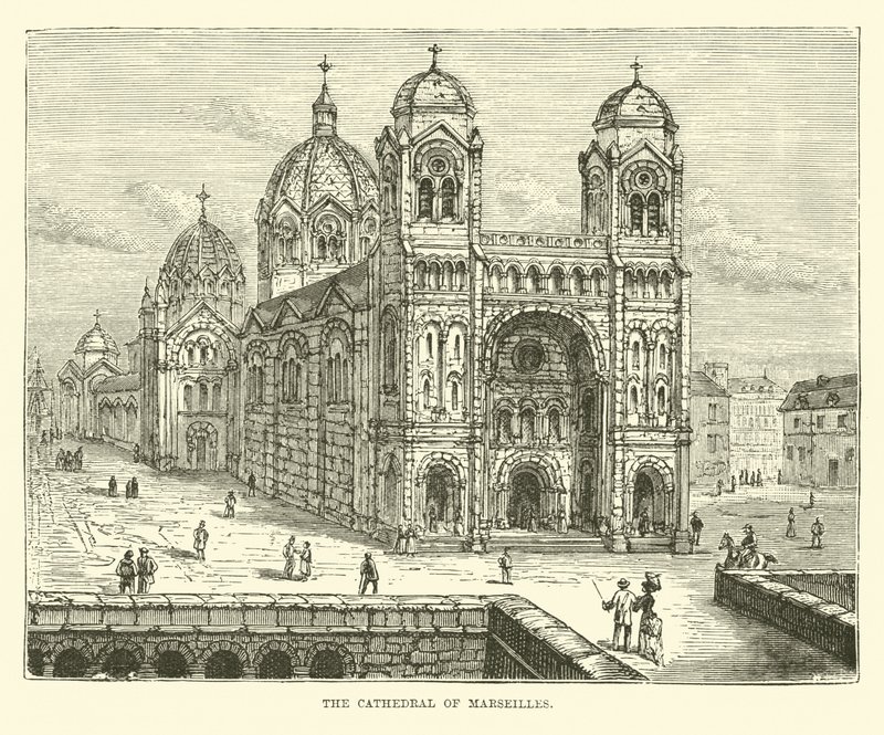 Die Kathedrale von Marseille von English School
