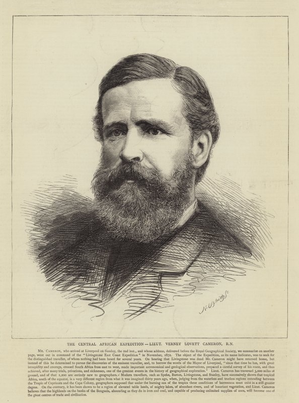 Die Zentralafrikanische Expedition, Leutnant Verney Lovett Cameron, RN von English School
