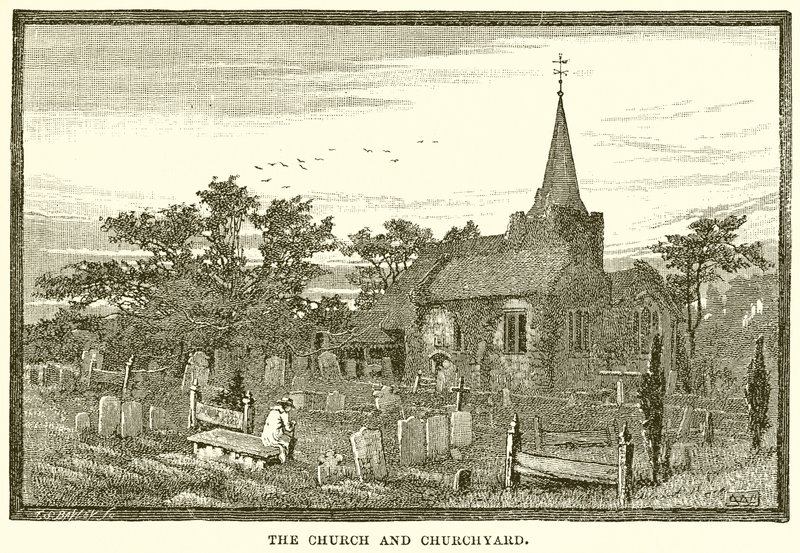 Die Kirche und der Kirchhof von English School