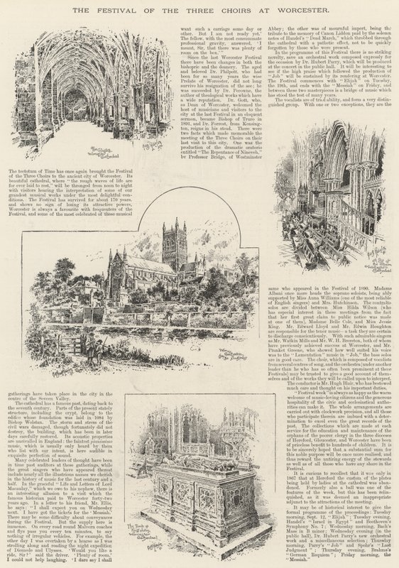 Das Festival der drei Chöre in Worcester von English School