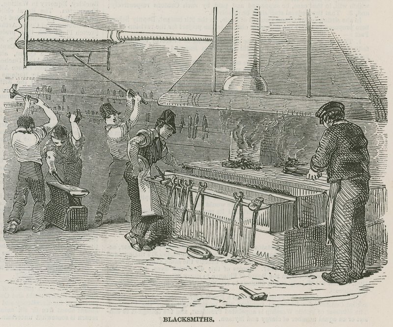 Die Greenwich Royal Hospital Schulen; Schmiede von English School