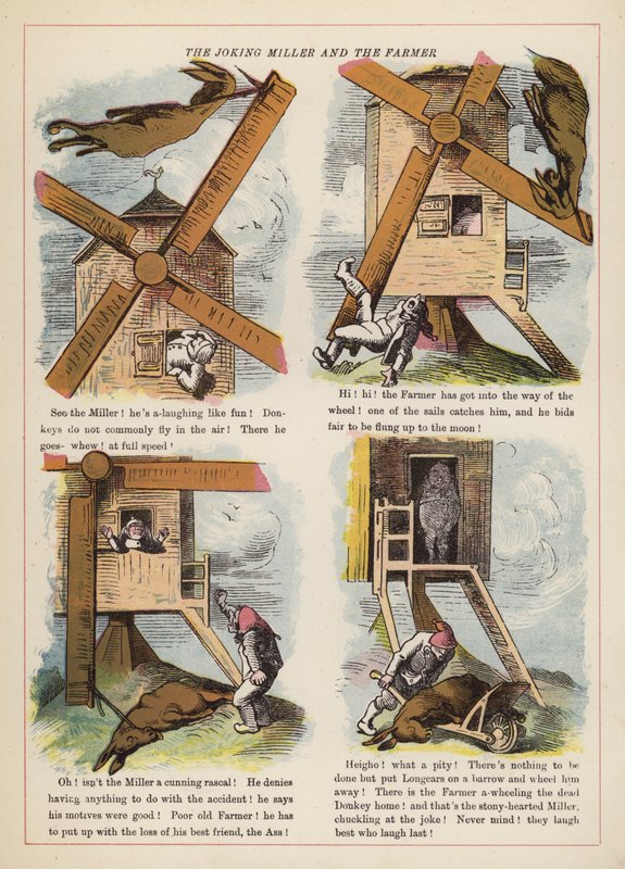 Der scherzende Müller und der Bauer von English School
