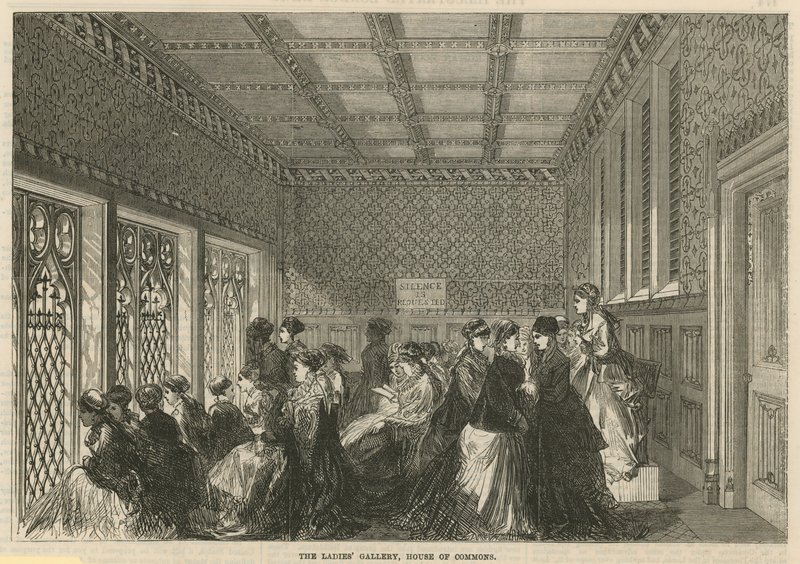 Die Damengalerie, House of Commons von English School