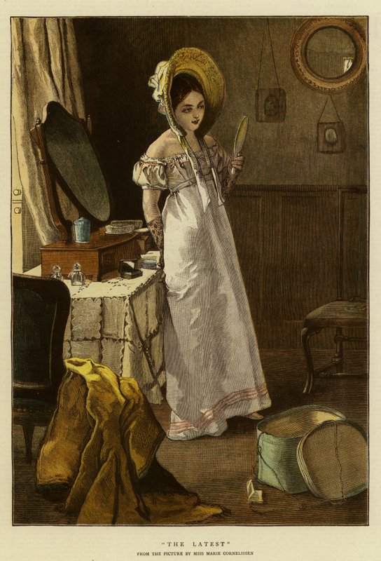 Das Neueste (Farblithografie) von English School