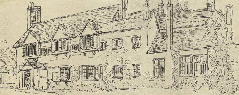 Das Herrenhaus, um 1770 (Gravur) von English School