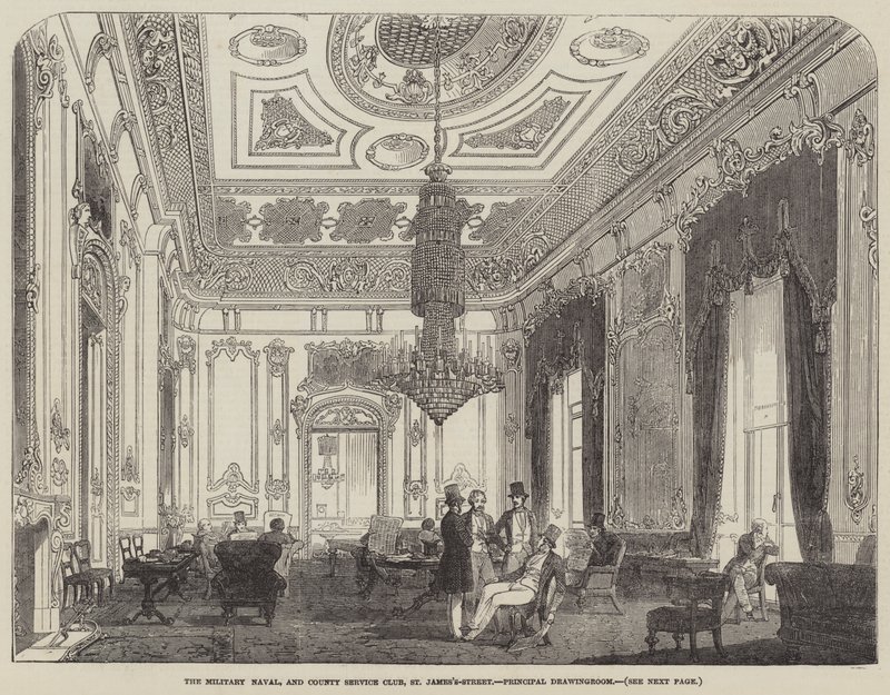Der Militär-, Marine- und Landdienstclub, St James
