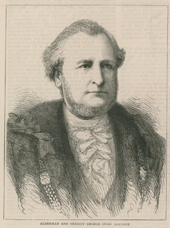 Der neue Lord Mayor und Sheriffs: Alderman und Sheriff George Swan Nottage von English School