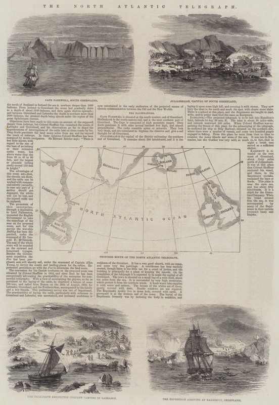Der Nordatlantik-Telegraph von English School