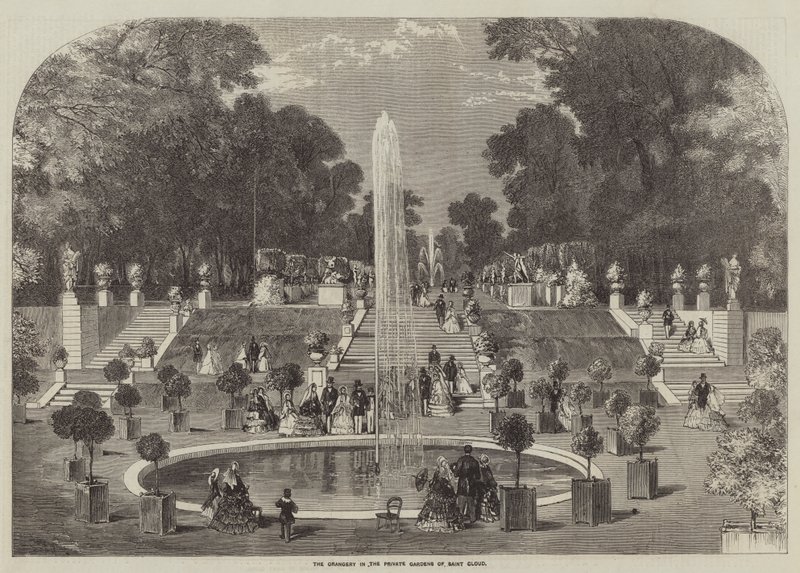Die Orangerie in den privaten Gärten von Saint Cloud von English School