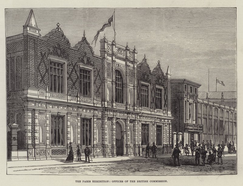 Die Pariser Ausstellung, Büros der britischen Kommission von English School