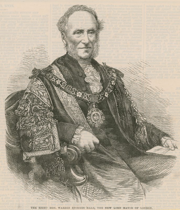 Der ehrenwerte Warren Stormes Hales, der neue Lord Mayor von London von English School