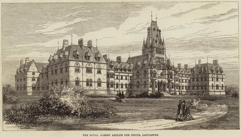 Das Royal Albert Asylum für Idioten, Lancaster von English School