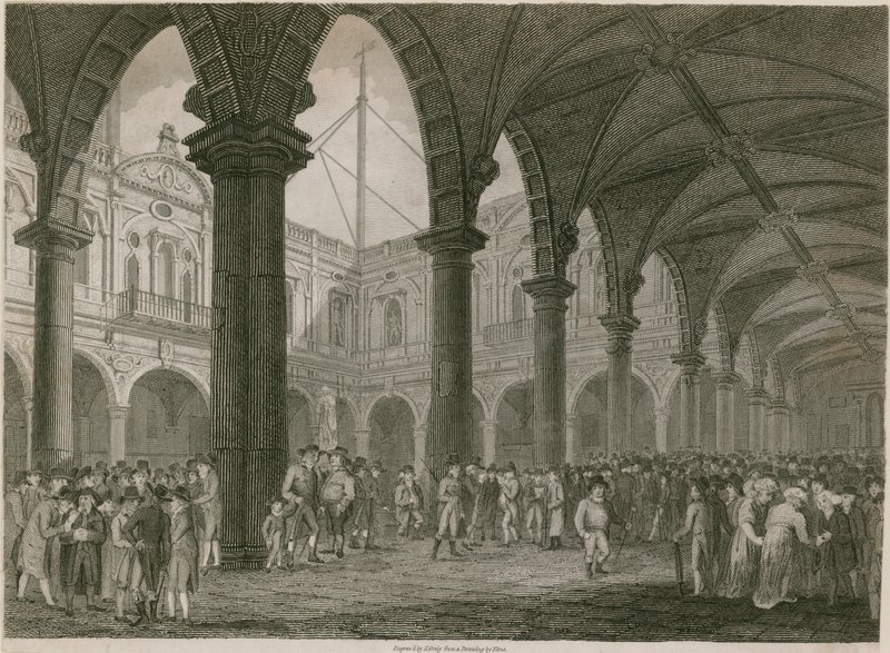 Die Royal Exchange, London von English School