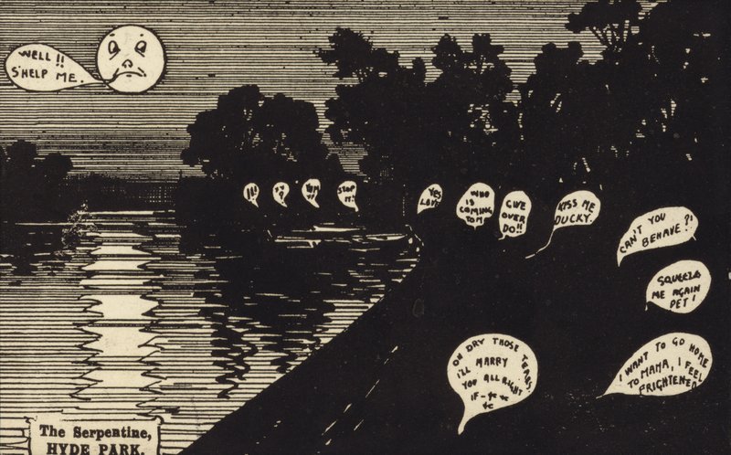 Die Serpentine, Hyde Park von English School