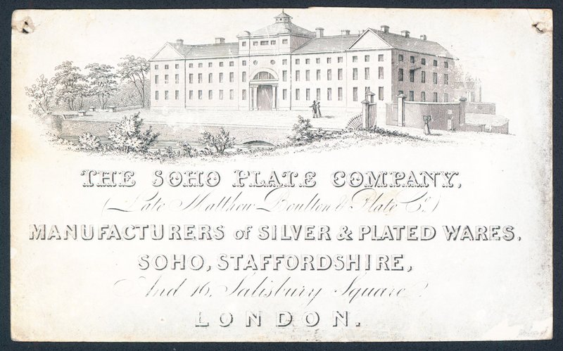 The Soho Plate Company, Visitenkarte von English School
