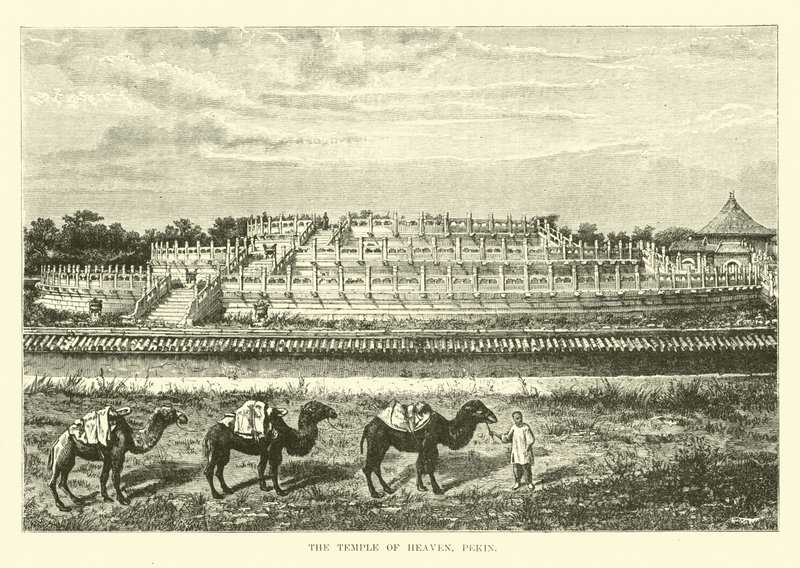 Der Himmelstempel, Peking von English School