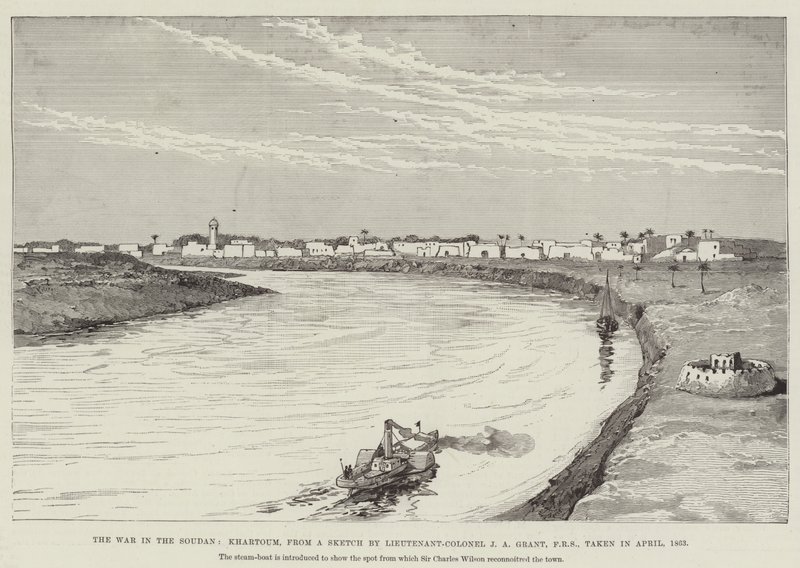 Der Krieg im Sudan, Khartum von English School