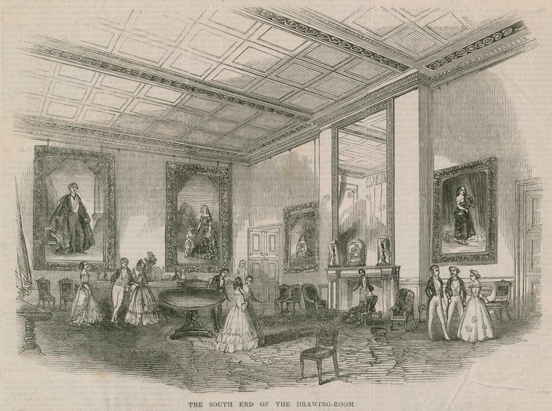 Das Whitehall-Heim von Sir Robert Peel von English School