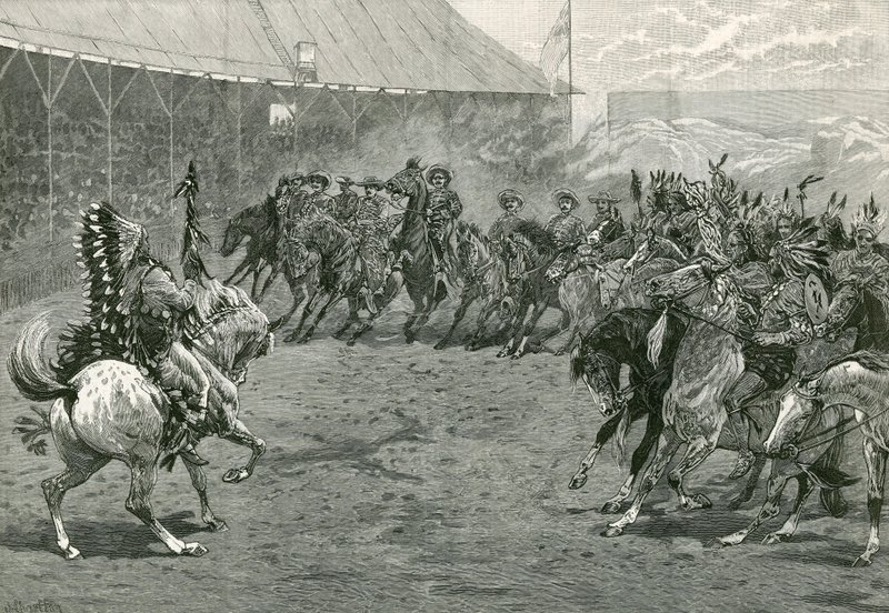 Die Wild West Show in Earls Court, West Brompton, London von English School