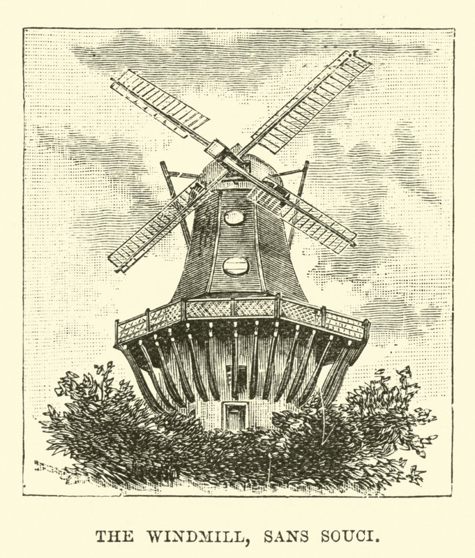 Die Windmühle, Sans Souci von English School