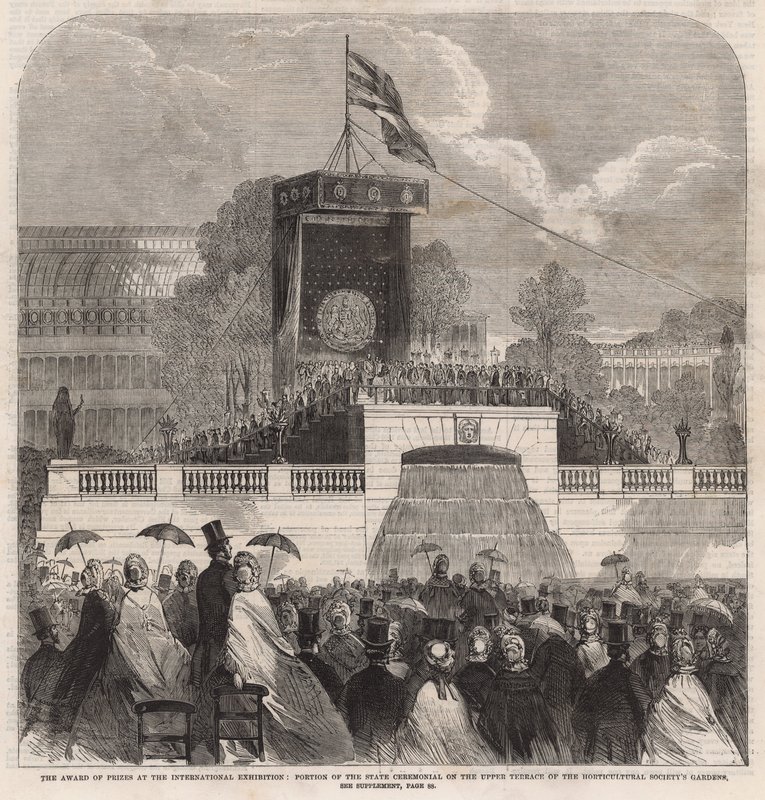 Die Preisverleihung bei der Internationalen Ausstellung von English School