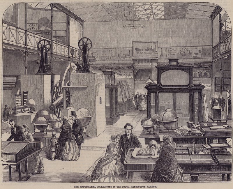 Die Bildungssammlung im South Kensington Museum, London von English School