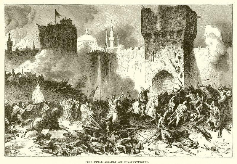 Der letzte Angriff auf Konstantinopel von English School
