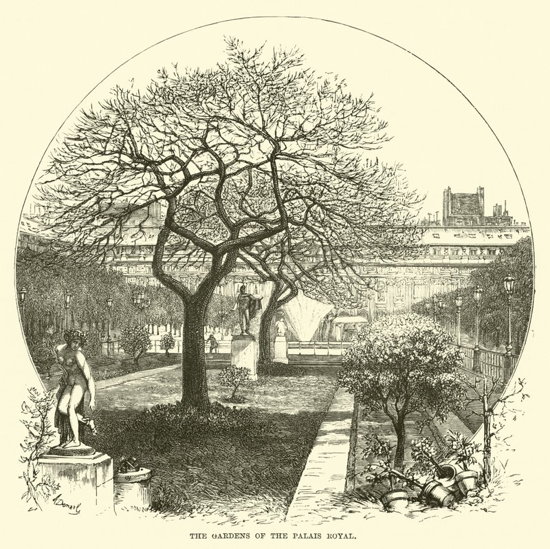 Die Gärten des Palais Royal von English School