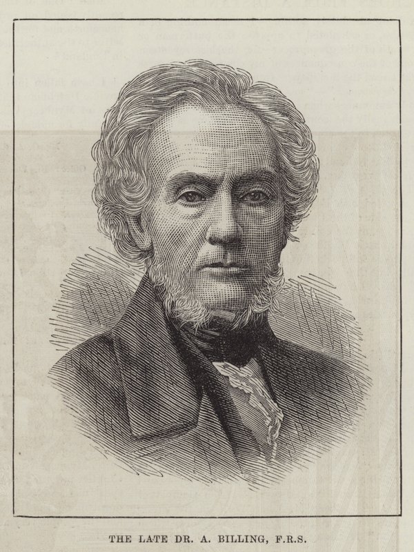 Der verstorbene Dr. A Billing, FRS von English School