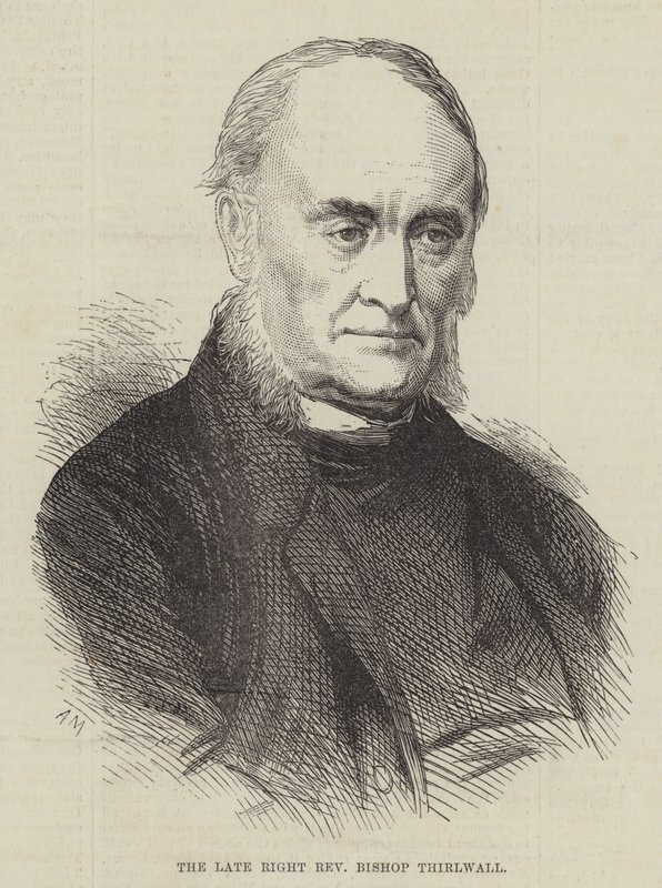 Der verstorbene rechte ehrwürdige Bischof Thirlwall (Stich) von English School