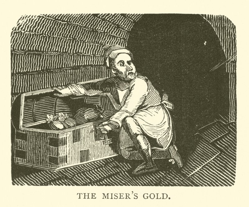 Das Gold des Geizhalses von English School