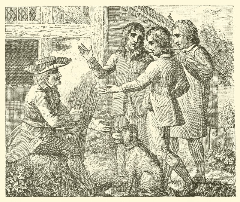 Der alte Mann und seine Söhne von English School