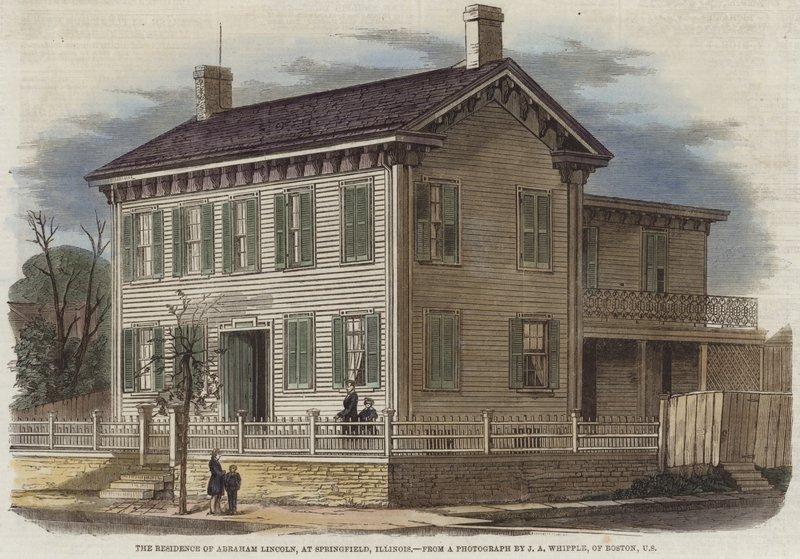 Die Residenz von Abraham Lincoln von English School