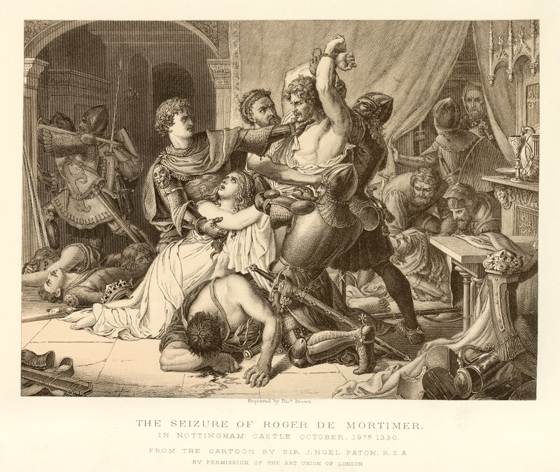 Die Festnahme von Roger De Mortimer von English School