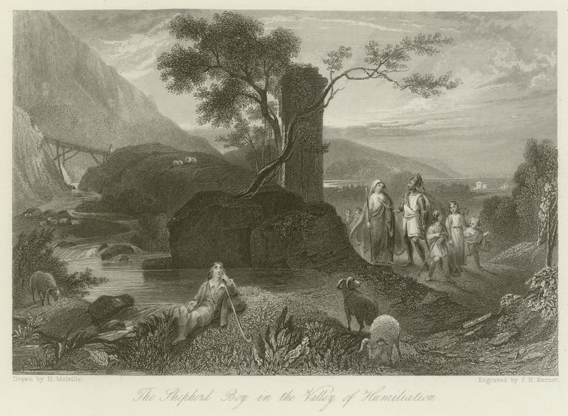 Der Hirtenjunge im Tal der Demütigung von English School