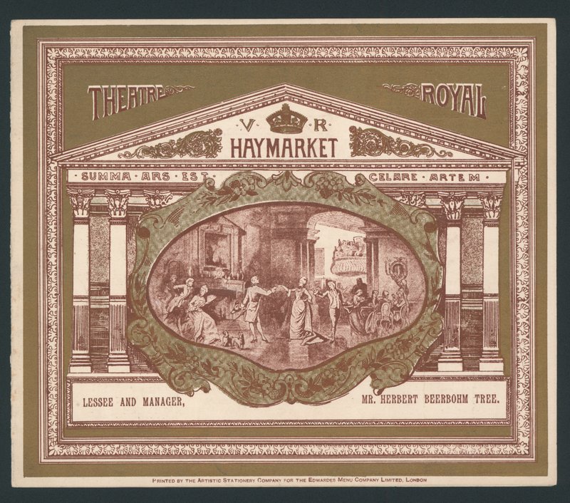 Theatre Royal, Haymarket, London von English School
