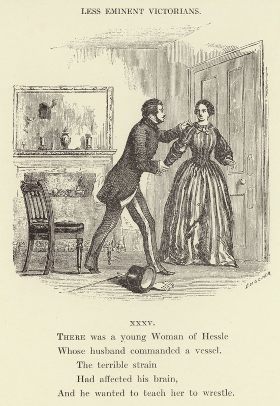 Es war eine junge Frau von Hessle (Gravur) von English School