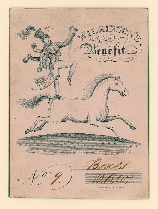 Ticket für Drury Lane Theatre, London: Wilkinsons Benefiz von English School