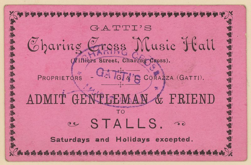 Ticket für Gattis Charing Cross Music Hall von English School