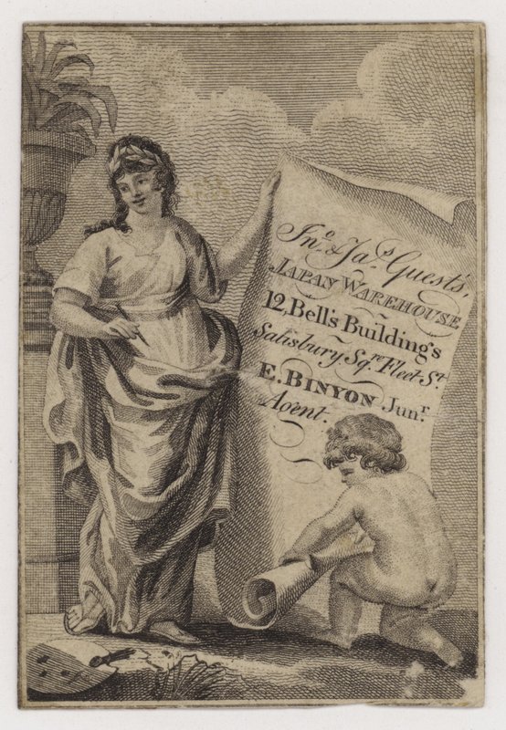 Zinnmänner, Gäste, Visitenkarte von English School