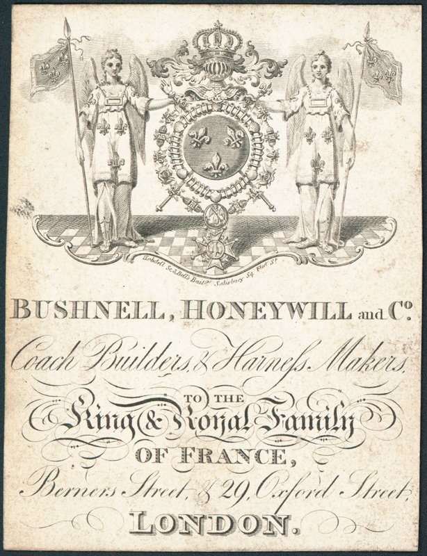 Handelskarte, Bushnell, Honeywill and Co von English School