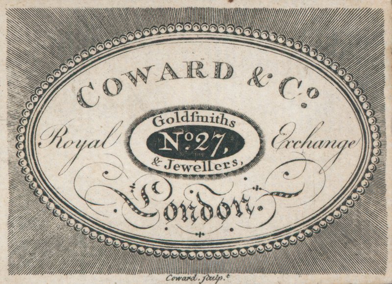 Visitenkarte, Coward & Co von English School