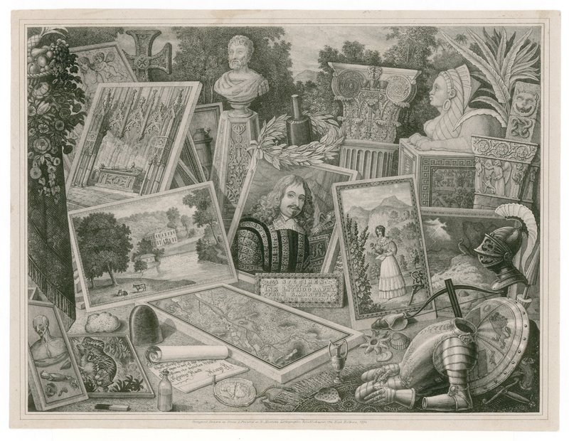 Visitenkarte von Robert Martin, Förderung der Fähigkeiten in der Lithografiekunst, 1830 von English School