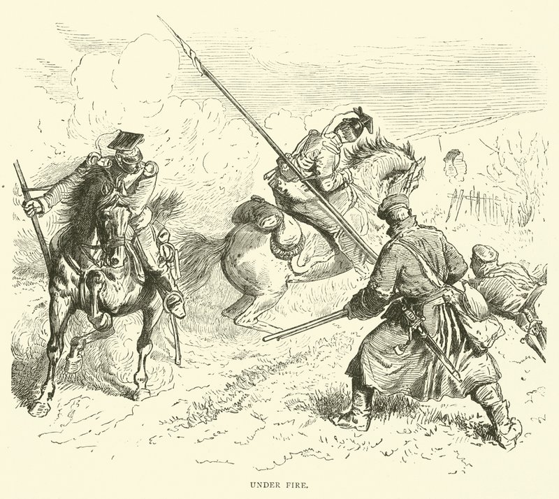 Unter Beschuss, September 1870 von English School