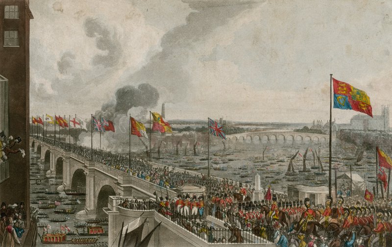Waterloo-Brücke, London von English School