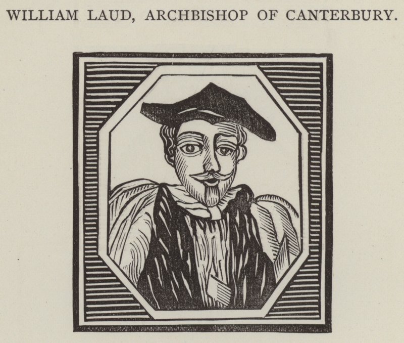 William Laud, Erzbischof von Canterbury (Stich) von English School