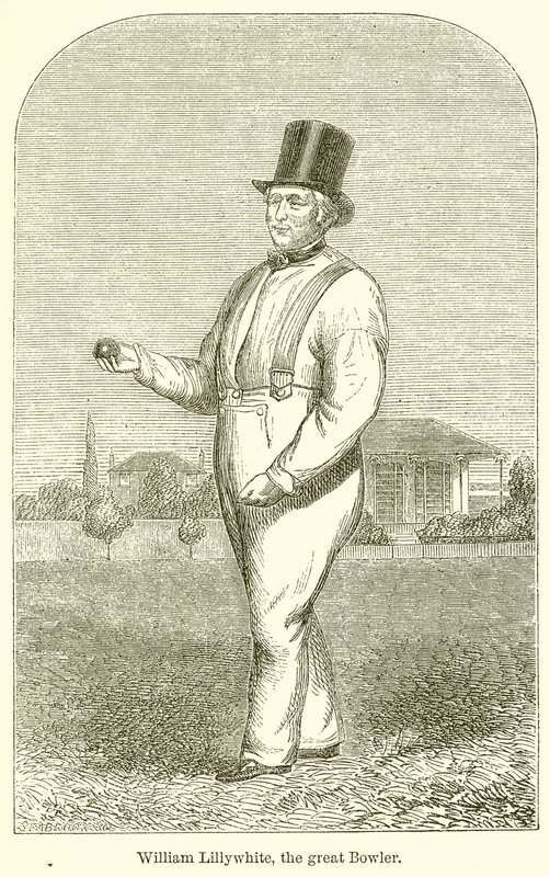 William Lillywhite, der große Bowler von English School