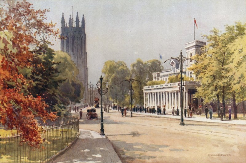 Die Parade und das Pump Room, Leamington von Ernest William Haslehust