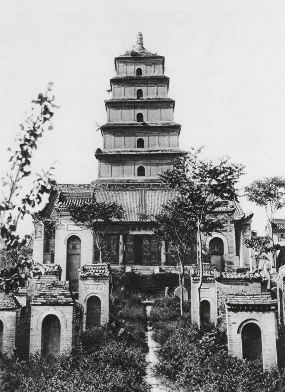 Sianfu, Ta yen ta, Shensi, Große Wildganspagode von Ernst Boerschmann