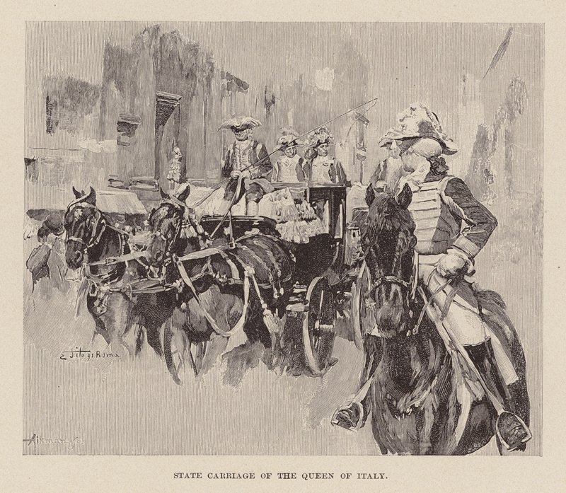 Staatskutsche der Königin von Italien von Ettore Tito